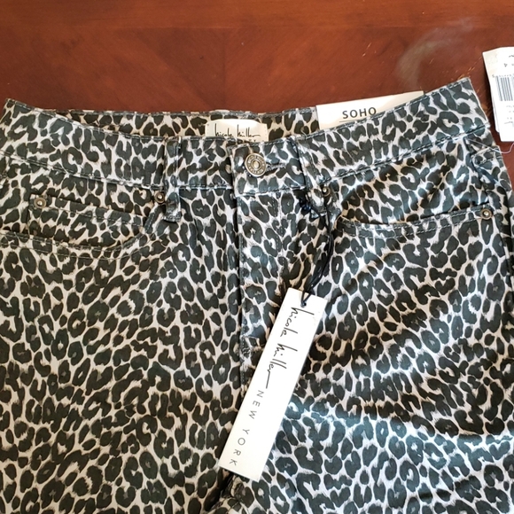 🎉HP🎉NWT Nicole Miller Cheetah Print Skinny Jeans - Picture 2 of 3